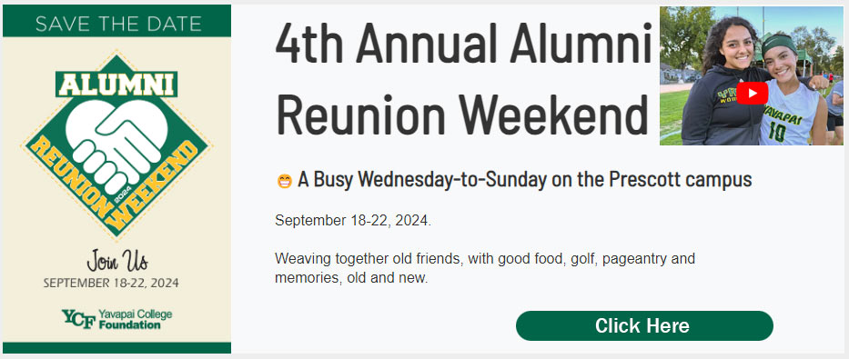 Reunion Weekend September 18-22, 2024